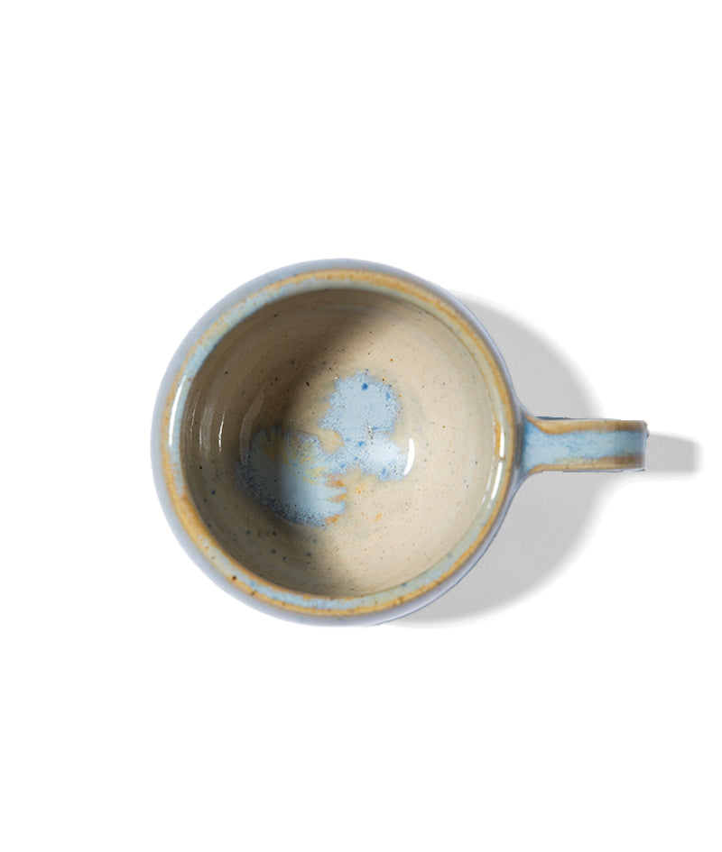 Azure Bloom Mug | 275 ml | Blue & Brown