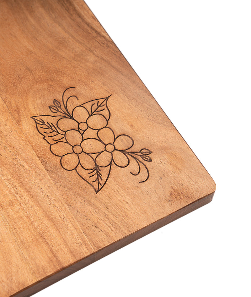 Flower Chopping Board