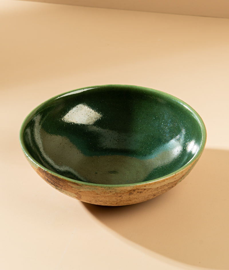 Sheesham Bowl | Everyday Bowl | 400 ml | Green & Brown
