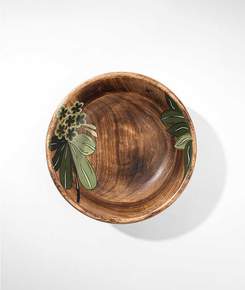 Wildleaf Wooden Bowl | Serving Bowl | 1300 ml | Large