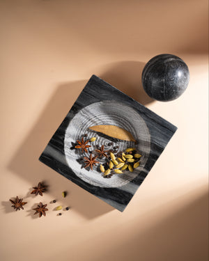 Our Signature Mortar & Pestle- Grey