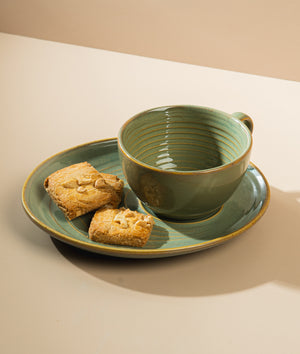 Olive Cup & Saucer