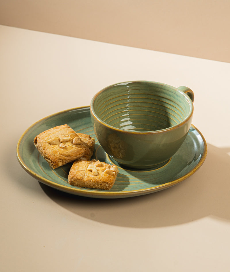 Olive Cup & Saucer