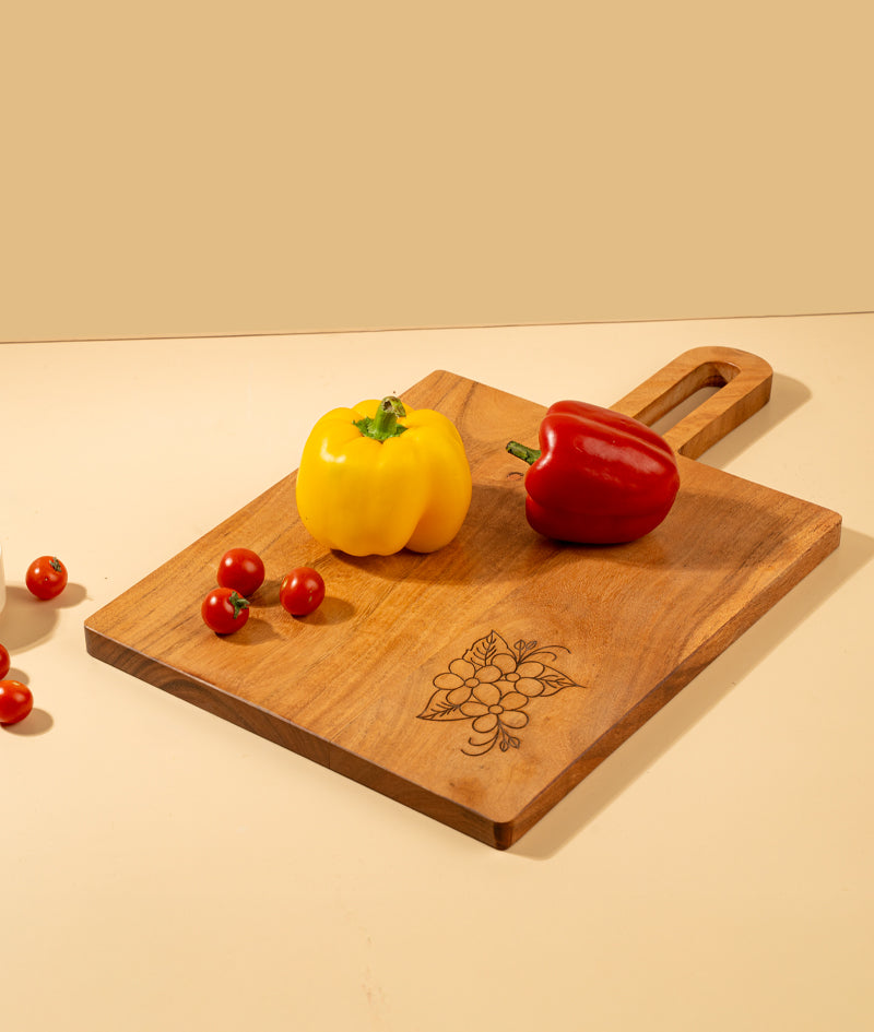 Flower Chopping Board