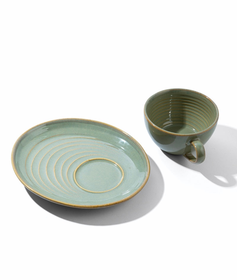 Olive Cup & Saucer