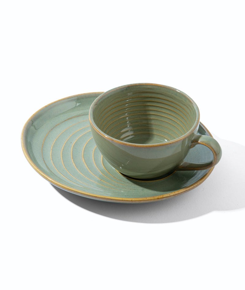 Olive Cup & Saucer