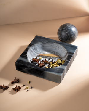 Our Signature Mortar & Pestle- Grey