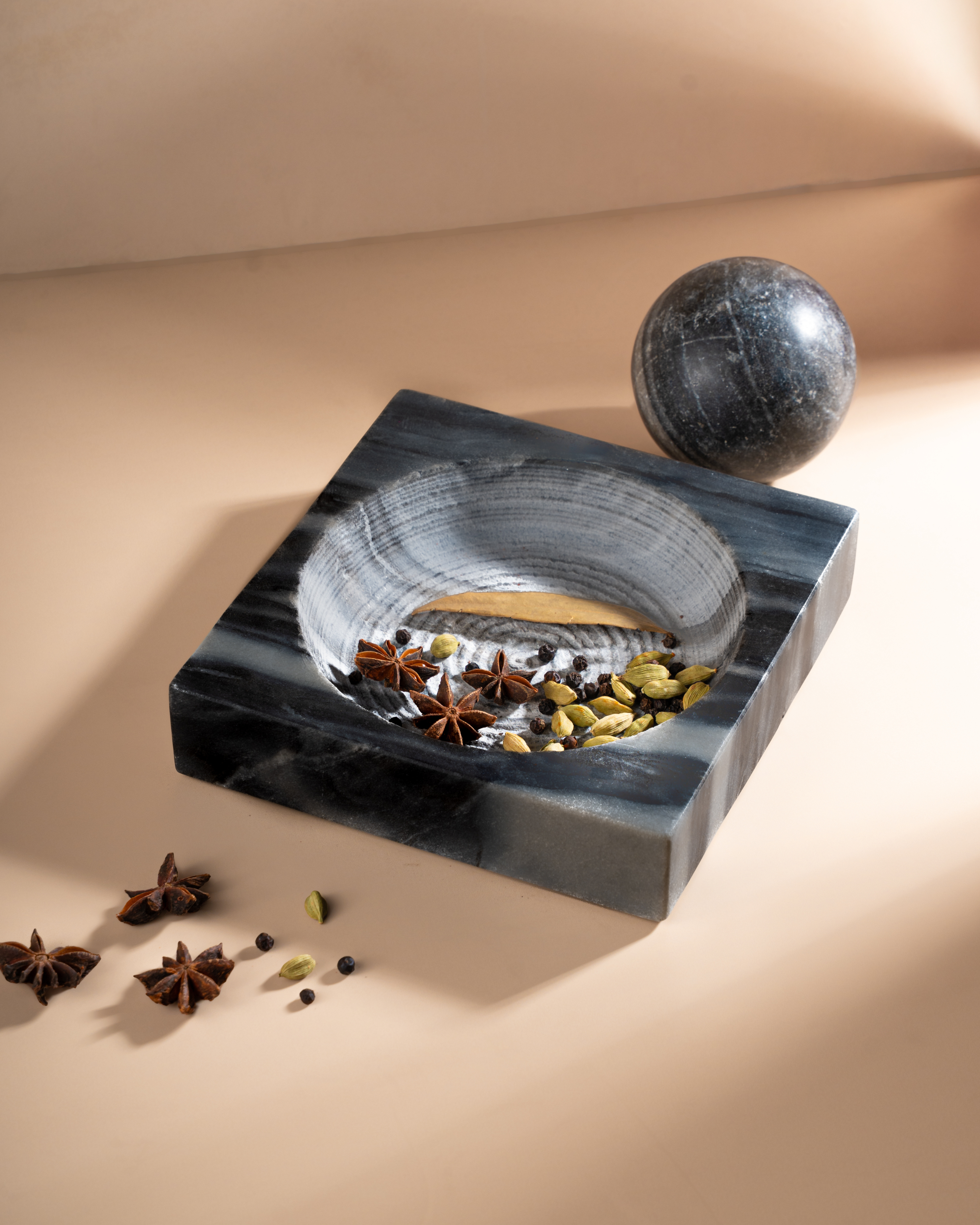Our Signature Mortar & Pestle- Grey